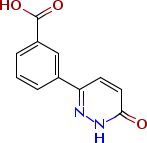 3-(6-氧代-1,6-二氢吡嗪-3-基)苯甲酸结构式_1087379-58-5结构式