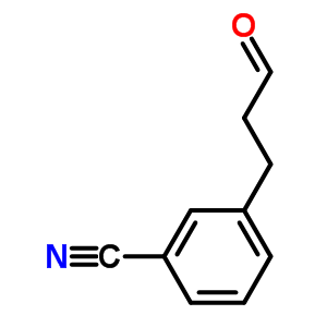 3-(3-氧代-丙基)-苯甲腈结构式_111376-39-7结构式
