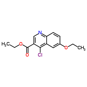 4-氯-6-乙氧基喹啉-3-羧酸乙酯结构式_112190-03-1结构式