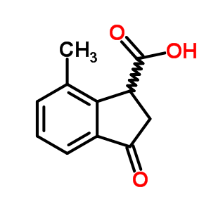 4-甲基-1-茚酮-3-羧酸结构式_1133-31-9结构式