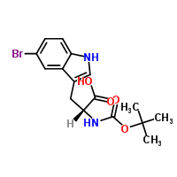 Boc-5-溴-d-色氨酸结构式_114873-17-5结构式