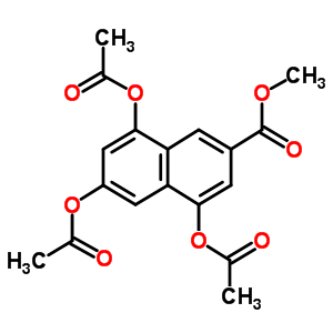 4,6,8-三S(乙酰基氧基)-2-萘羧酸甲酯结构式_115061-25-1结构式