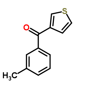 (3-甲基苯基)-3-噻吩甲酮结构式_118993-70-7结构式