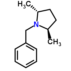(2R,5R)-N-苄基-2,5-二甲基吡咯烷结构式_119008-53-6结构式