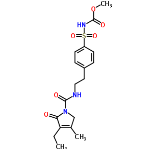 格列美脲杂质C(格列美脲氨基甲酸乙酯)结构式_119018-30-3结构式