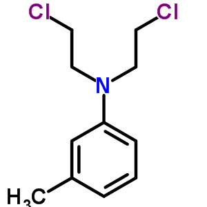 N,N-双(2-氯乙基)-3-甲基苯胺结构式_1204-57-5结构式