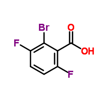 2-溴-3,6-二氟苯甲酸结构式_124244-65-1结构式