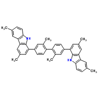 1,1-(2,2-二甲基-4,4-联苯二yl)双(3,6-二甲基-9h-咔唑)结构式_1262783-41-4结构式