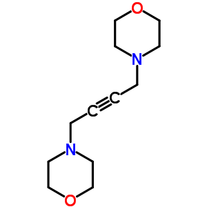 4,4-(2-丁炔-1,4-二基)双-吗啉结构式_13025-26-8结构式