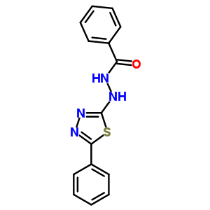 N-(5-苯基-1,3,4-噻二唑-2-基)苯并肼结构式_13229-05-5结构式