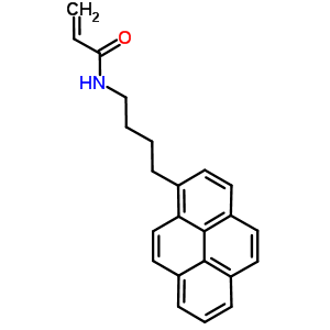 N-丙烯酰-1-芘丁基胺结构式_133399-57-2结构式