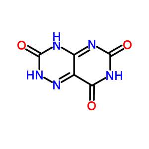 嘧啶并[4,5-e]-as-三嗪-3,6,8(2H,5H,7H)-三酮(8CI)结构式_13538-84-6结构式