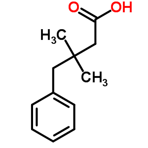 3,3-二甲基-4-苯基-丁酸结构式_13540-66-4结构式