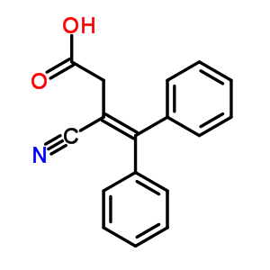 3-氰基-4,4-二苯基-3-丁酸结构式_13678-48-3结构式