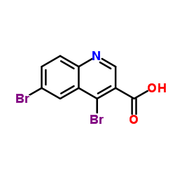 4,6-二溴喹啉-3-羧酸结构式_1378254-96-6结构式