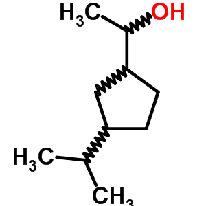 a-甲基-3-(1-甲基乙基)-环戊烷甲醇结构式_13855-33-9结构式