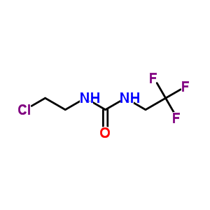 3-(2-氯乙基)-1-(2,2,2-三氟乙基)脲结构式_13908-00-4结构式
