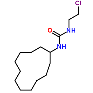 1-(2-氯乙基)-3-环十二基-脲结构式_13908-29-7结构式