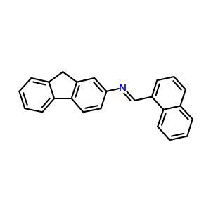 n-(1-萘亚甲基)-9H-芴-2-胺结构式_13974-79-3结构式