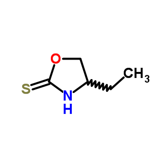 4-乙基-2-噁唑啉硫酮结构式_13997-20-1结构式