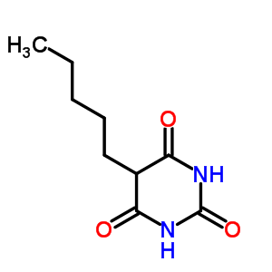 5-戊基-2,4,6(1H,3h,5h)-嘧啶三酮结构式_14077-80-6结构式