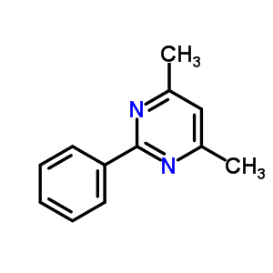 4,6-二甲基-2-苯基-嘧啶结构式_14164-34-2结构式