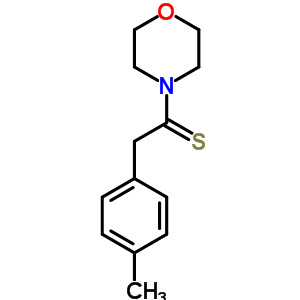 2-(4-甲基苯基)-1-(4-吗啉)乙烷硫酮结构式_14182-63-9结构式