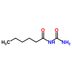 n-(氨基羰基)-己酰胺结构式_14299-58-2结构式