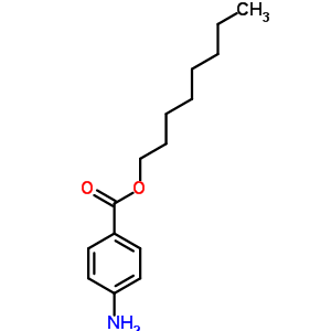 4-氨基苯甲酸辛酯结构式_14309-41-2结构式