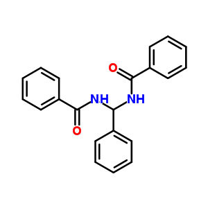 N,N-(苯基亚甲基)双-苯甲酰胺结构式_14328-15-5结构式