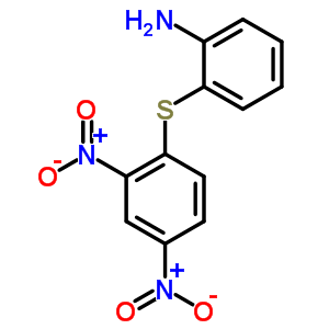 2-[(2,4-二硝基苯基)硫代]-苯胺结构式_14393-62-5结构式