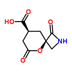 (4r,8s)-rel-1,6-二氧代-5-噁-2-氮杂螺[3.5]壬烷-8-羧酸结构式_144373-59-1结构式