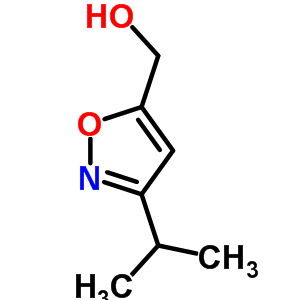 (3-异丙基异噁唑-5-基)甲醇结构式_14633-17-1结构式