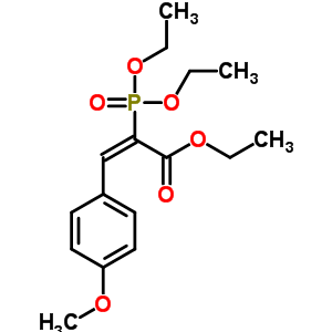 2-(二乙氧基膦)-3-(4-甲氧基苯基)-2-丙酸乙酯结构式_14656-25-8结构式