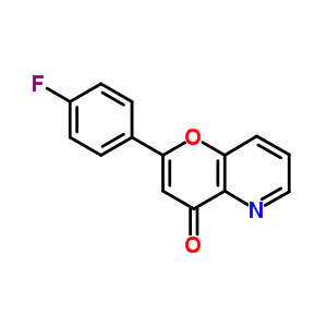 2-(4-氟苯基)-吡喃并[3,2-b]吡啶-4-酮结构式_148190-22-1结构式