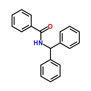 N-二苯甲基苯甲酰胺结构式_1485-72-9结构式