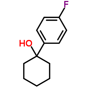 1-(4-氟苯基)-环己醇结构式_1496-36-2结构式