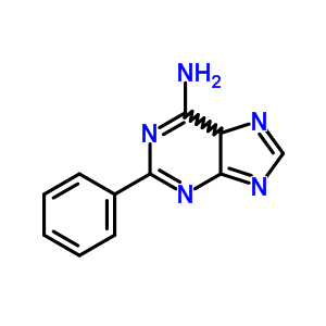 2-苯基-9H-嘌呤-6-胺结构式_1501-45-7结构式
