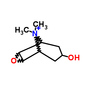东莨菪醇甲溴化物结构式_1508-46-9结构式