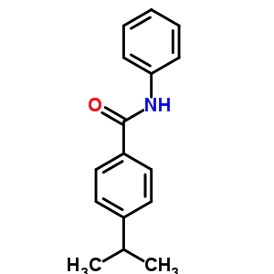 4-(1-甲基乙基)-n-苯基-苯甲酰胺结构式_15088-90-1结构式