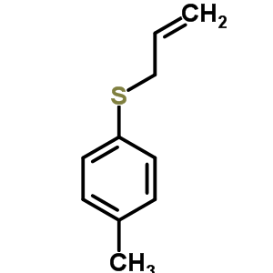 1-甲基-4-(2-丙烯-1-基硫代)-苯结构式_1516-28-5结构式