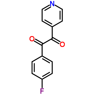 1-(4-氟苯基)-2-(4-吡啶)-1,2-乙烷二酮结构式_152121-41-0结构式