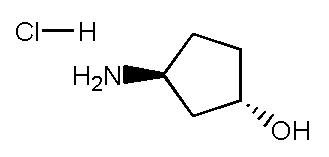 (1S,3S)-3-氨基环戊醇盐酸盐结构式_1523530-42-8结构式