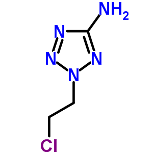 2-(2-氯乙基)-2H-四唑-5-胺结构式_15284-32-9结构式