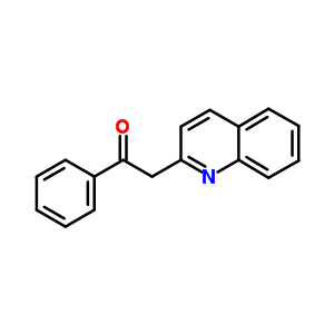 1-苯基-2-(2-喹啉)-乙酮结构式_1531-38-0结构式