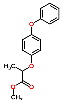 2-(4-苯氧基苯氧基)丙酸甲酯结构式_153472-86-7结构式