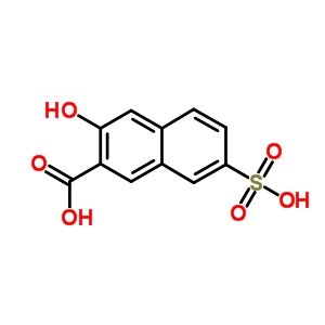 2-Naphthalenecarboxylicacid, 3-hydroxy-7-sulfo-Structure,15509-36-1Structure 2-Naphthalenecarboxylicacid, 3-hydroxy-7-sulfo- Structure,15509-36-1Structure