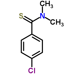 4-氯-N,N-二甲基-苯硫代甲酰胺结构式_15563-46-9结构式