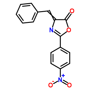 2-(4-硝基苯基)-4-(苯基亚甲基)-5(4H)-噁唑酮结构式_15601-50-0结构式