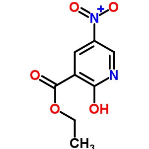 2-羟基-5-硝基烟酸乙酯结构式_156896-54-7结构式